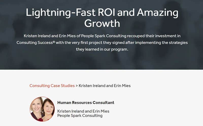 hr consulting business case study
