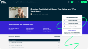 portfolio that shows your value