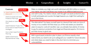 solution risk relief